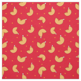 Tecido Fortune Cookie Red Chinese - Bom Padrão de Sorte