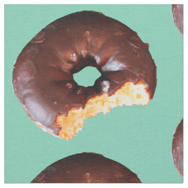 Tecido Fosco de chocolate Rosquinha de bolo amarelo em ve