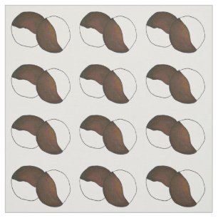 Tecido Fosco Nova Iorque NYC Cookies Pretos e Brancos