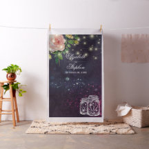 Foto de Casamento Booth Chic Floral Mason Jar