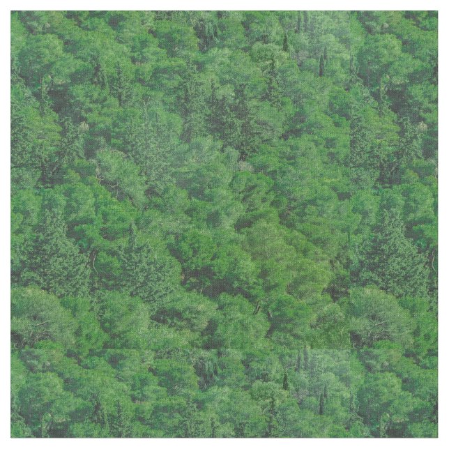 Tecido Foto de Paisagem da Floresta Folha (Detalhe)