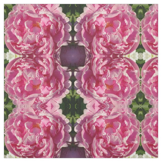 Tecido Foto rosa de Peony caseiro caseiro caseiro floral (Modelo)