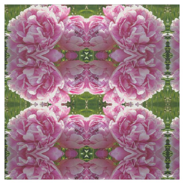Tecido Foto rosa de Peony caseiro caseiro caseiro floral (Modelo)