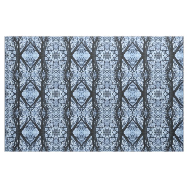 Tecido Fotografia de silhueta de árvore padrão (Fat Quarter)