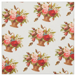 Tecido França Country Decor Rose Bouquet