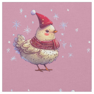 Tecido Frango de Natal