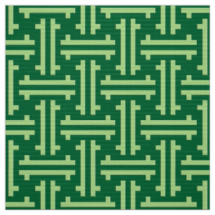 Tecido Fricção chinesa do art deco, verde de jade