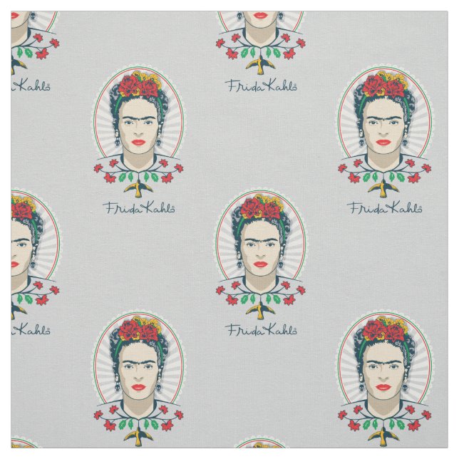 Tecido Frida Kahlo | Floral Vintage (Modelo)