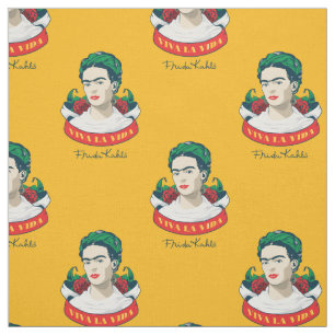Tecido Frida Kahlo Viva la Vida