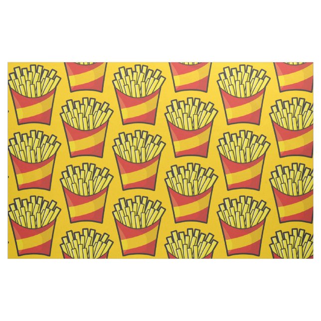 Tecido Fries franceses (Fat Quarter)