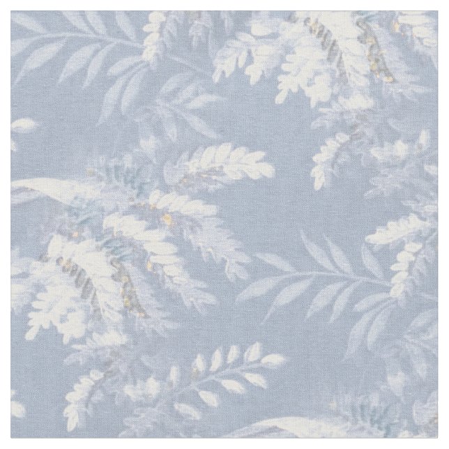 Tecido Fronteiras Fern Botânicas (Detalhe)