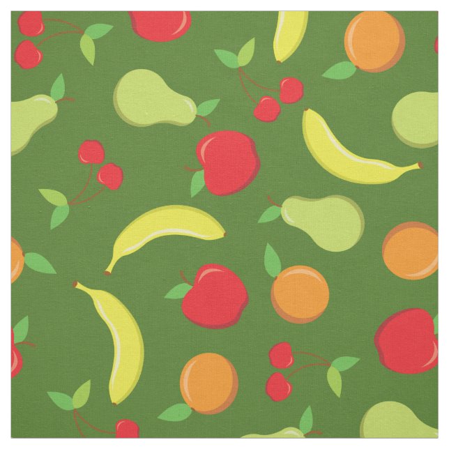 Tecido Fruta-Cachoreira-Maçã-Maçã-de-vidro-laranja (Modelo)