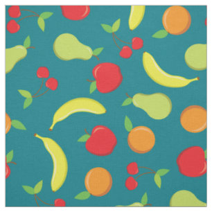 Tecido Fruta-Cachoreira-Maçã-Maçã-de-vidro-laranja