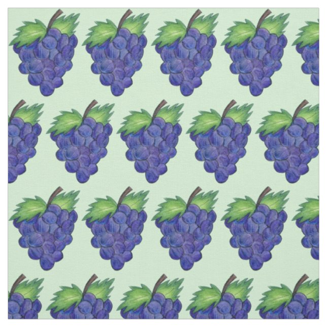 Tecido Fruta de Bunch Graphics Púrpura (Modelo)