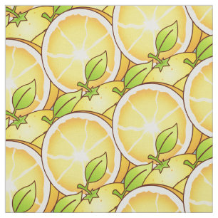 Tecido Fruta de diversão Juicy Orange
