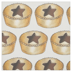 Tecido FRUTA de Natal britânica Mini Pie Fesestivo Comida
