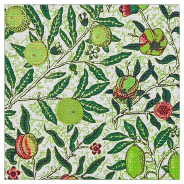 Tecido Fruta Exótica William Morris, Verde limão (Modelo)