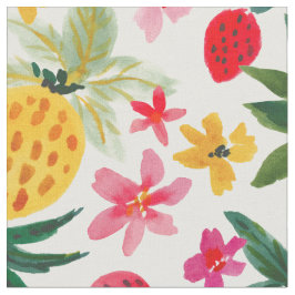 Tecido FRUTA FLINGERINGO Padrão de Fruta Tropical Bold