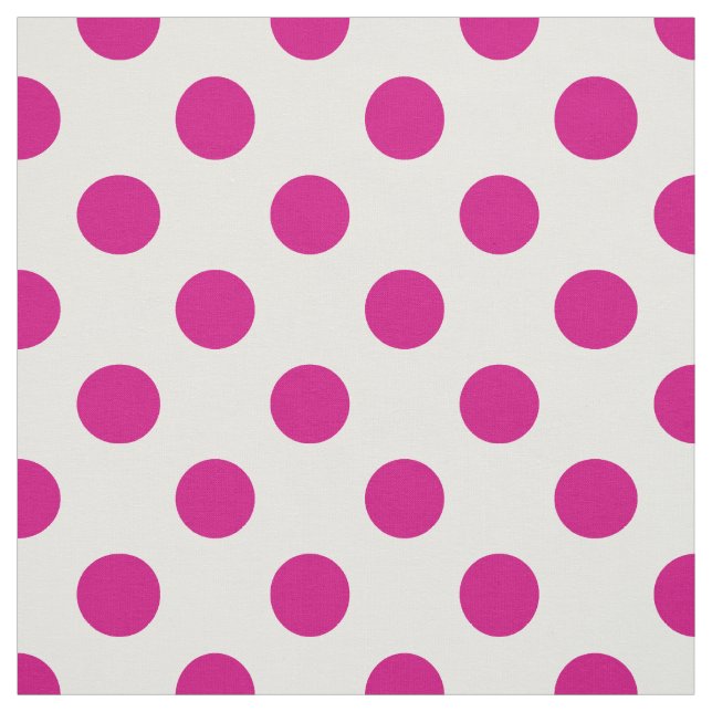 Tecido Fuchsia bolinhas (Modelo)
