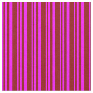 Tecido Fuchsia e Linhas Vermelhas Escuras