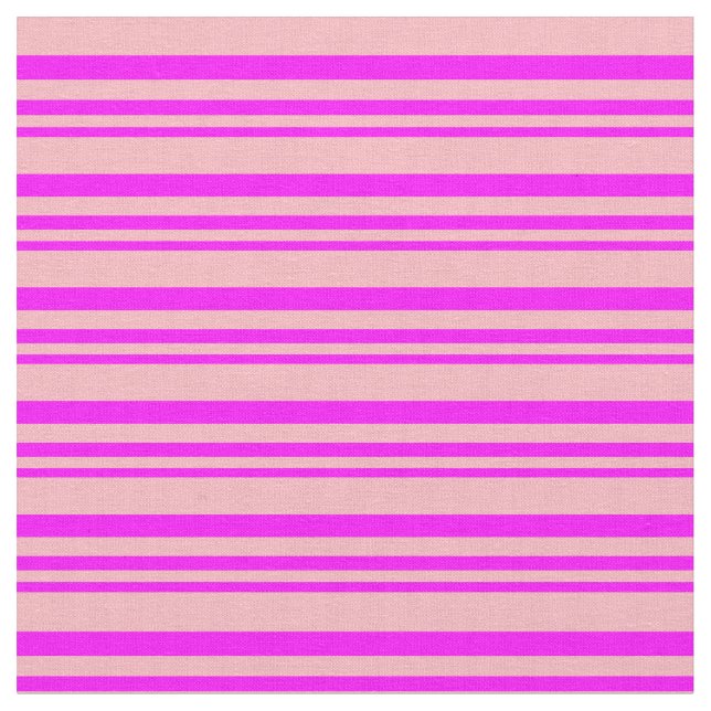 Tecido Fúcsia e Padrão de Rosas claro de Stripes (Detalhe)