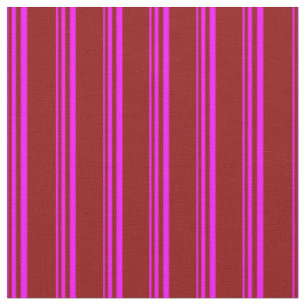 Tecido Fúcsia e Padrão Vermelho Escuro Colorido de Stripe
