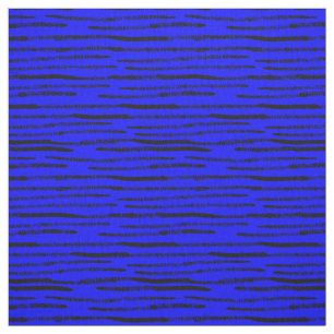 Tecido Fundo Azul Real das Linhas Negras Modernas