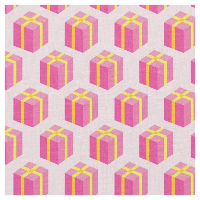 Tecido Fundo com presentes (Detalhe)