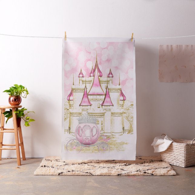 Tecido Fundo de Foto em Tonalidade Rosa e Dourado (In Situ)