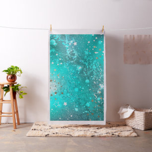 Tecido Fundo do Mint Turquoise Foil
