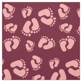 Tecido Fußspuren marcas de pé bebé Füßchen de modelo de