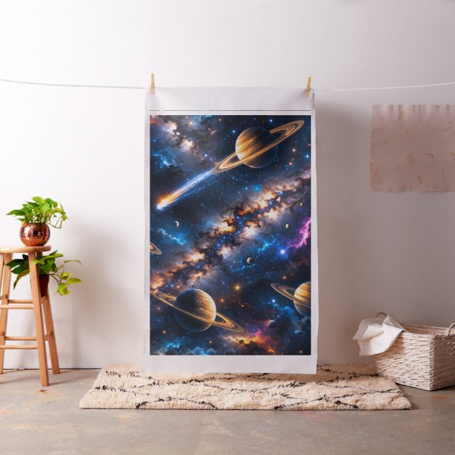 Tecido galáxia cósmica e design de espaço de planetas est (In Situ)