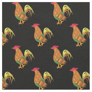Tecido Galo de Frango Bonito Crianças Negra Nervosa Nerv