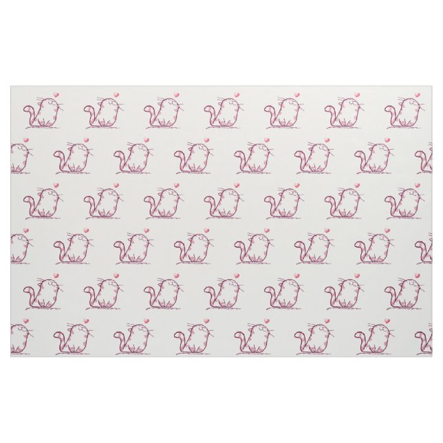 Tecido Gatinho Love (Fat Quarter)