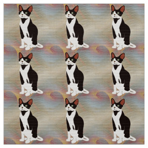Tecido Gato impressionante