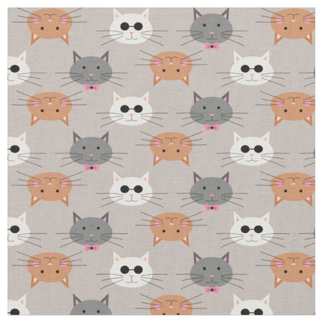 Tecido Gatos (Detalhe)