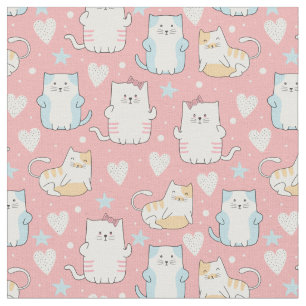 Tecido Gatos Cons