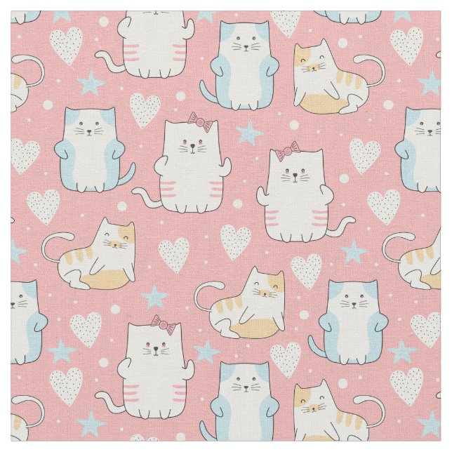 Tecido Gatos Cons (Detalhe)