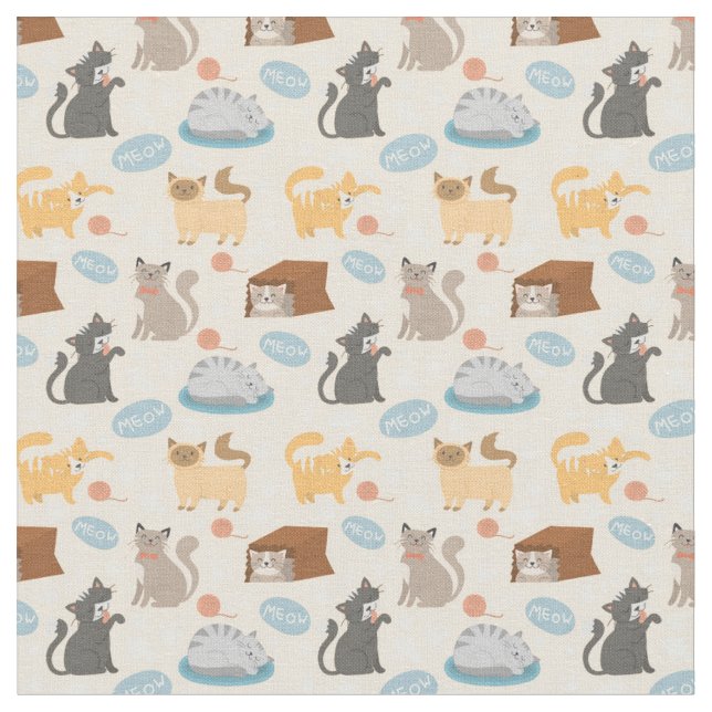 Tecido Gatos Reproduzíveis (Detalhe)
