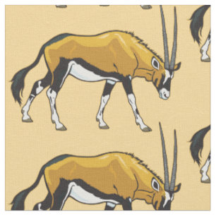 Tecido Gemsbok, gemsbuck ou South African oryx