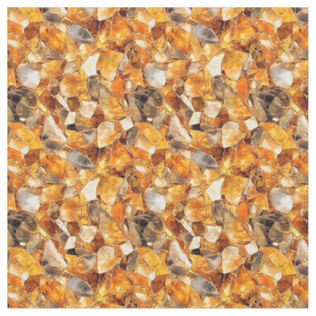 Tecido Gemstones Laranja (Detalhe)