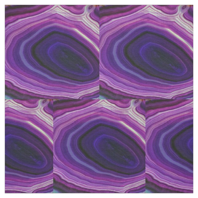 Tecido Geodo roxo roscado por queda (Modelo)