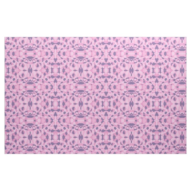 Tecido geométrico Abstrato cor-de-rosa (Fat Quarter)