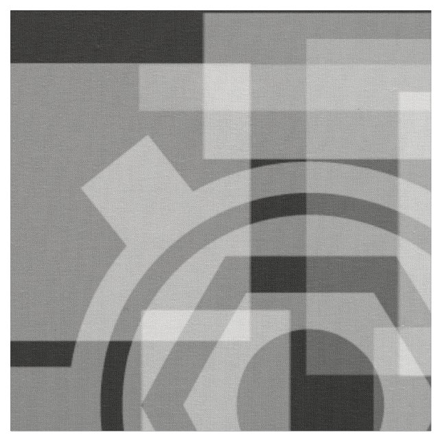 Tecido Geométrico Cinza Metálico (Detalhe)