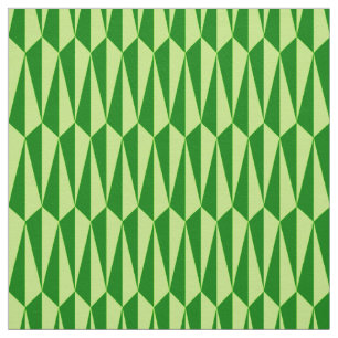 Tecido Geométrico do século médio, verde esmeralda