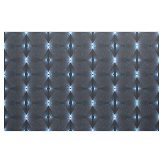 Tecido geométrico do teste padrão do abstrato azul (Fat Quarter)