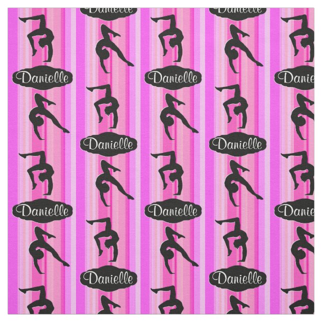 Tecido GINÁSTICO PERSONALIZADO COM TINTA DE PINK (Modelo)