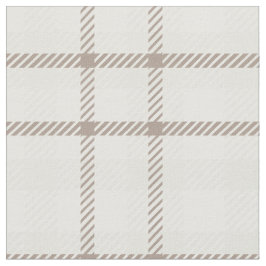 Tecido Gingham plaid neutral coffee latte stripes 