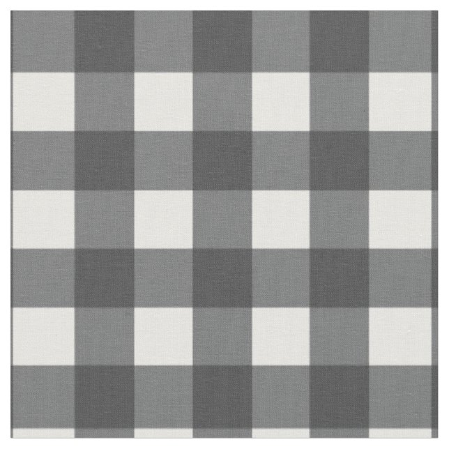 Tecido Gingham Preto e Branco (Detalhe)