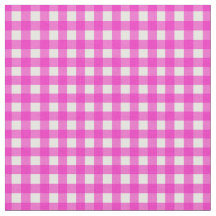 Gingham Verificado a Quente, Rosa, para Lulas Domé